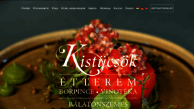 What Kistucsok.hu website looked like in 2020 (4 years ago)
