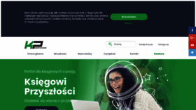 What Ksiegowiprzyszlosci.pl website looked like in 2020 (4 years ago)