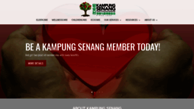 What Kampungsenang.org website looked like in 2020 (4 years ago)
