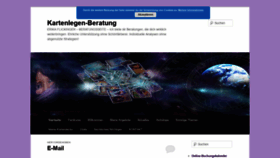 What Kartenlegen-beratung.com website looked like in 2020 (4 years ago)