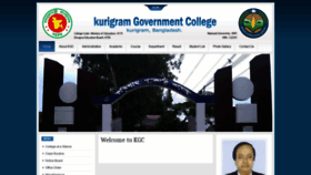 What Kgc.gov.bd website looked like in 2020 (4 years ago)
