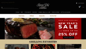 What Kansascitysteaks.com website looked like in 2020 (4 years ago)
