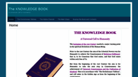 What Knowledgebook.org website looked like in 2020 (4 years ago)