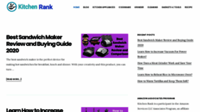 What Kitchenrank.com website looked like in 2020 (4 years ago)