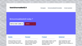 What Kostenschoonmaakbedrijf.nl website looked like in 2020 (4 years ago)