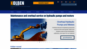 What Kolben-hydraulics.com website looked like in 2020 (4 years ago)