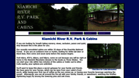 What Kiamichicabins-rv.com website looked like in 2020 (4 years ago)