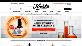 What Kiehls.ca website looked like in 2020 (6 years ago)