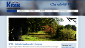 What Kfabkungsor.se website looked like in 2020 (4 years ago)