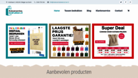 What Katoenentasbedrukken.nl website looked like in 2020 (4 years ago)