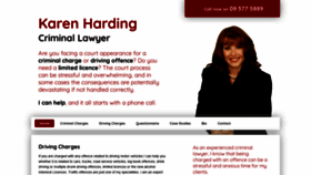 What Karenharding.co.nz website looked like in 2020 (4 years ago)