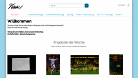 What Kelocks-autogramme.de website looked like in 2020 (4 years ago)