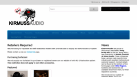 What Kirmussaudio.net website looked like in 2020 (4 years ago)