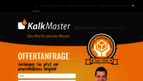 What Kalkmaster.ch website looked like in 2020 (4 years ago)