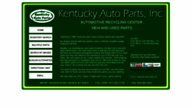 What Kyautoparts.com website looked like in 2020 (4 years ago)