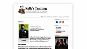 What Kellysdogtraining.com website looked like in 2020 (4 years ago)
