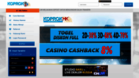 What Koprok4d.org website looked like in 2020 (5 years ago)