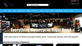 What Kandgcycles.com website looked like in 2020 (4 years ago)