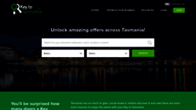 What Keytotasmania.com.au website looked like in 2020 (4 years ago)