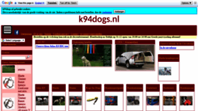 What K94dogs.nl website looked like in 2020 (4 years ago)
