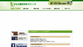 What Kamochi-seikei.com website looked like in 2020 (4 years ago)