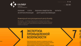 What Kalibr18.ru website looked like in 2020 (4 years ago)