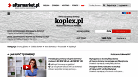 What Koplex.pl website looked like in 2020 (4 years ago)