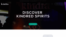 What Kindra.life website looked like in 2020 (6 years ago)
