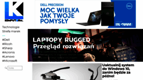 What Komputery.pl website looked like in 2020 (4 years ago)