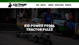 What Kidpowerpedalpulls.com website looked like in 2020 (4 years ago)