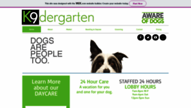 What K9dergarten.com website looked like in 2020 (4 years ago)