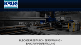 What Krug-gmbh.com website looked like in 2020 (4 years ago)