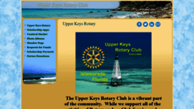 What Keysrotary.com website looked like in 2020 (4 years ago)