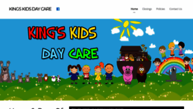 What Kingskidsdaycare.com website looked like in 2020 (4 years ago)