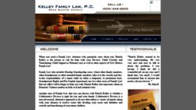 What Kelleyfamilylaw.com website looked like in 2020 (4 years ago)
