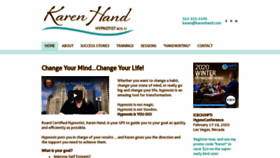 What Karenhand.com website looked like in 2020 (4 years ago)