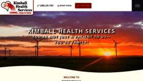 What Kimballhealth.org website looked like in 2020 (4 years ago)