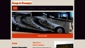 What Keepakamper.com website looked like in 2020 (4 years ago)