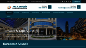 What Karadenizakustik.com.tr website looked like in 2020 (4 years ago)