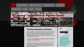 What Kjracingpigeons.com website looked like in 2020 (4 years ago)