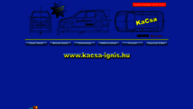 What Kacsa-ignis.hu website looked like in 2020 (4 years ago)