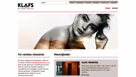 What Klafs.be website looked like in 2020 (4 years ago)