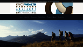 What Knoxwealthpartners.com website looked like in 2020 (4 years ago)