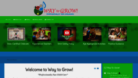 What Kidswaytogrow.com website looked like in 2020 (4 years ago)