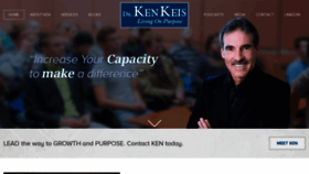 What Kenkeis.com website looked like in 2020 (4 years ago)
