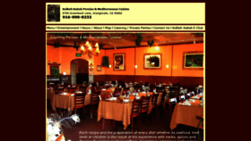 What Kolbehkabobrestaurant.com website looked like in 2020 (4 years ago)