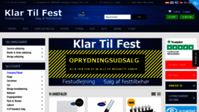 What Klartilfest.dk website looked like in 2020 (4 years ago)