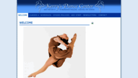 What Kerrysdancecenter.com website looked like in 2020 (4 years ago)