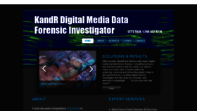 What Kandrforensic.com website looked like in 2020 (4 years ago)