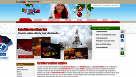 What Kerstkaarten.be website looked like in 2020 (4 years ago)